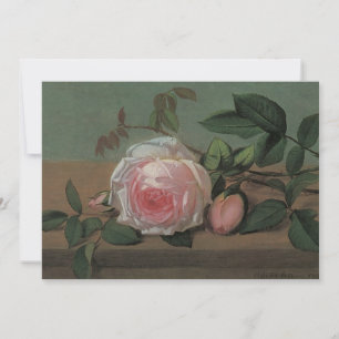 Convites Flores em uma borda por Ottesen, Partido Chá de pa