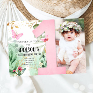 Convites Flores Florestais De Jardim De Borboletas 1rua Pri