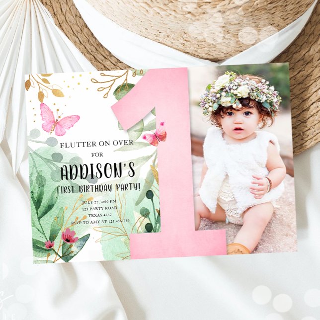 Convites Flores Florestais De Jardim De Borboletas 1rua Pri (Criador carregado)