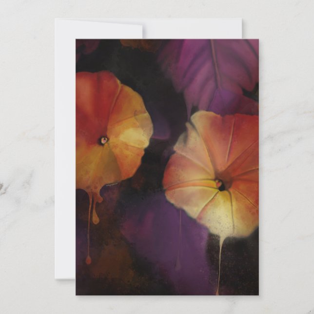 Convites Flores Gloriosas da Manhã (Frente)