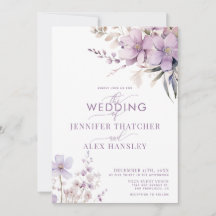 Flores Lilac | Casamento Floral Rustic Script