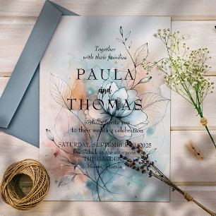 Convites Flores Nebulosas