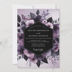 Convites Flores Noturnas Malva Casamento