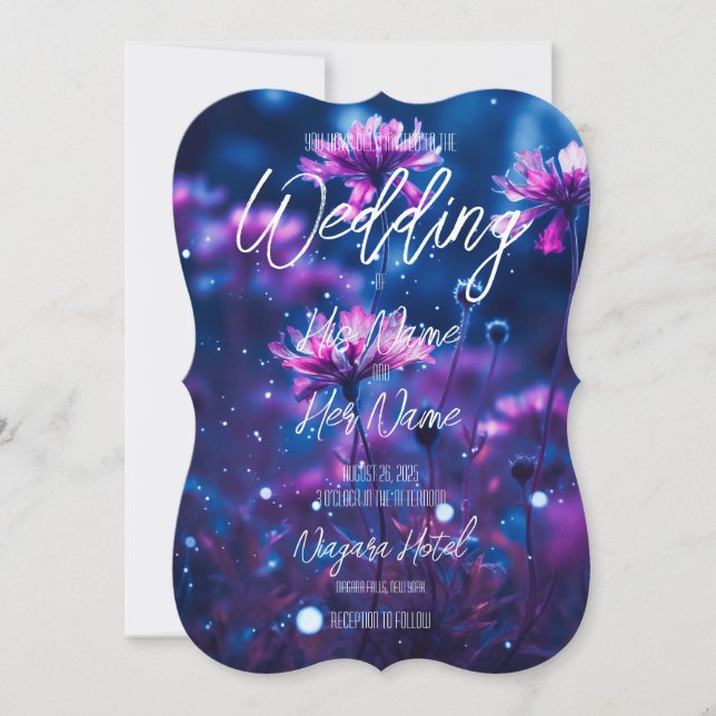 Convites Flores Noturnas Um (Frente)