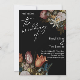 Convites "Flores num Vidro" de Bosschaert O Casamento De