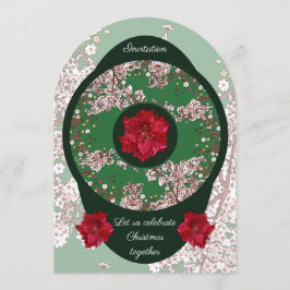 Convites Flores para o Natal