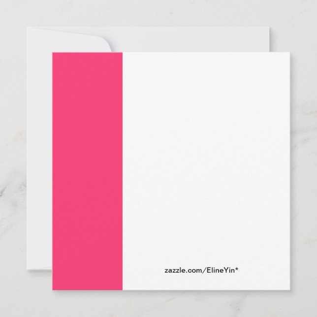 Convites flores rosa azáleas festa de Natal (Frente)