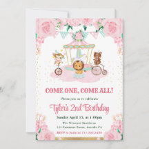 Flores Rosa-Vidro Festa de aniversário Animais