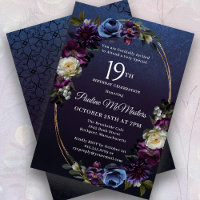 Flores Roxas Mal-humoradas Festa de 19 Anos
