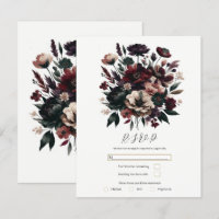 Flores Rústicas e Sombrias para Casamento Boêmio -
