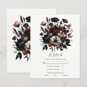 Convites Flores Rústicas e Temperamentais para Casamento Bo
