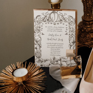 Convites Flores Rústicas Rústicas Românticas Vintage Bee Hi