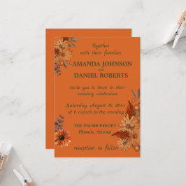 Convites Flores Rústicos Só Esperando para Convidar seus Co