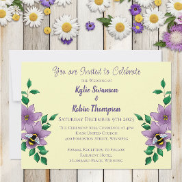 Convites Flores Selvagens Florais