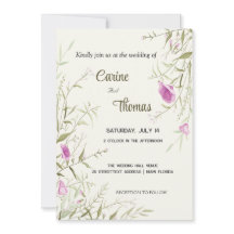 Flores selvagens, lindas flores, casamento feito à