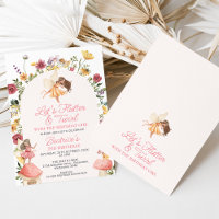 Flores Selvagens Modernas Arch Flutter Fairy Birth