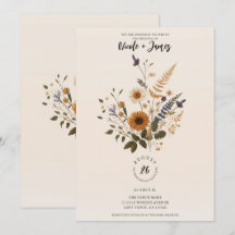 Flores Silvestres Buquê Floral Vintage Casamento B
