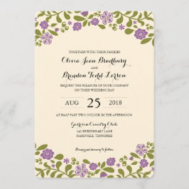 Convites Flores silvestres | Casamento