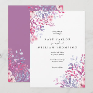 Convites Flores Silvestres Country Casamento Floral