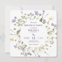 Flores Silvestres Rústicas Roxas