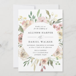 Convites Flores Sutis | Casamento