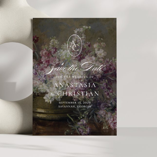 Convites Flores venenosas, casamento de belas artes (Criador carregado)