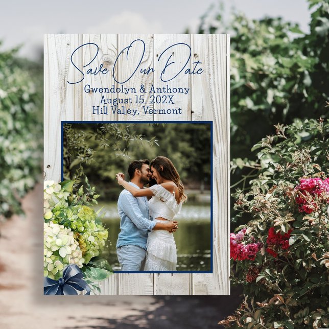 Convites Flores verdes de madeira branca Foto para salvar a (Criador carregado)