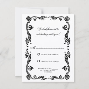 Convites Florescimento Cosmopolita e RSVP de Espirais