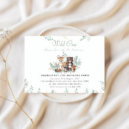 Convites Floresta Amigos no primeiro aniversário