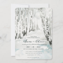 Convites Floresta | Birch Forest Watercolor