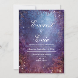 Convites Floresta Celestial Encantada Casamento Roxo Dourad