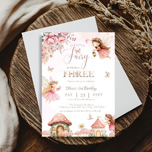 Convites Floresta de aniversário de 3 anos de Lama de Cogum