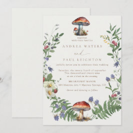 Convites Floresta Elegante | Casamento Florestal