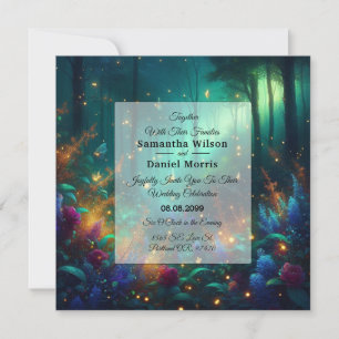 Convites Floresta Encantada de Jóias Radiantes Casamento