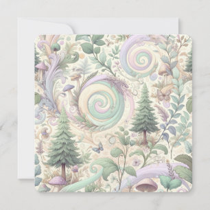 Convites Floresta Encantada de Pastel: Uma Fantasia de Cott