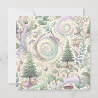 Convites Floresta Encantada de Pastel: Uma Fantasia de Cott