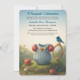 Convites Floresta Encantada Princesa Baby Shower Conto de F