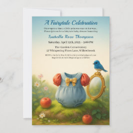Convites Floresta Encantada Princesa Baby Shower Conto de F