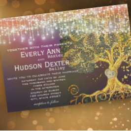 Convites Floresta Mason Jar Fairytale Roxo e Casamento Dour