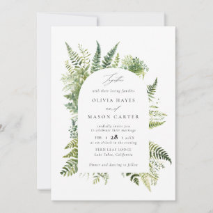 Convites Floresta Montanhosa de Samambaia 2 Casamento Elega