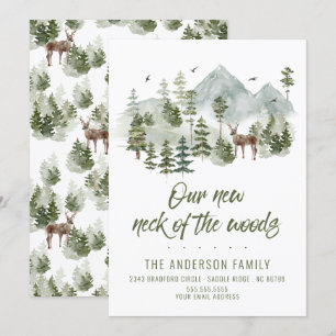 Convites Floresta Nosso Novo Pescoço das Árvores se Moven