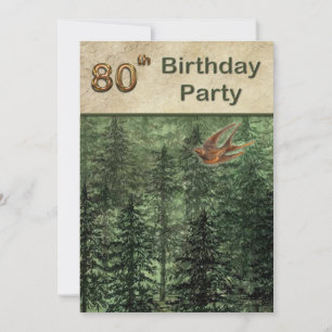 Convites Floresta para a Festa de aniversário 80 das Árvo