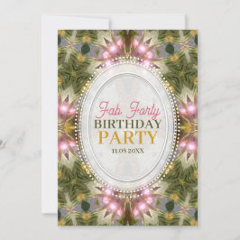 Convites Floresta Princesa Fab Quarenta Festas de aniversár