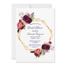 Florestas borgonhetas chá de panela geométrico de 