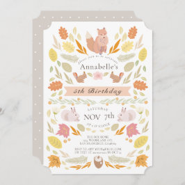 Convites Florestas de outono - Folhagem de Florestas