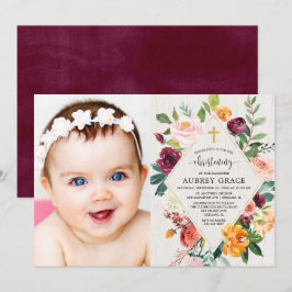 Convites Flórida russa de queda aquosa Foto de Natal