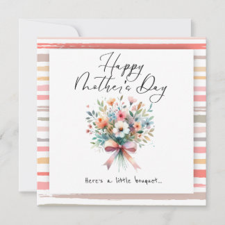 Convites Flower bouquet Happy Mother’s Day