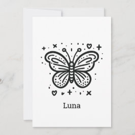 Convites Fluffy Buffalo Baby - Kawaii Fazenda Animal