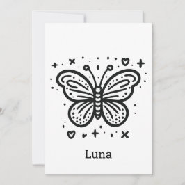 Convites Fluffy Buffalo Baby - Kawaii Fazenda Animal