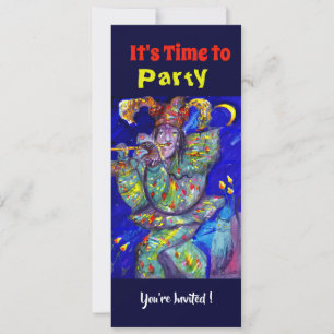 Convites FLUTIS EM BLUE Party Program